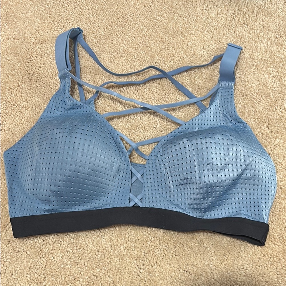 Victoria Sport Strappy Light Blue Sports Bra